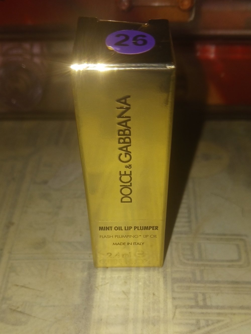 Dolce & Gabbana Gold Mint Oil Lip Plumper